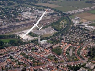  科尔马的滑翔机启动飞行